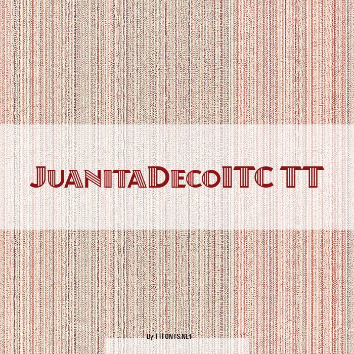 JuanitaDecoITC TT example